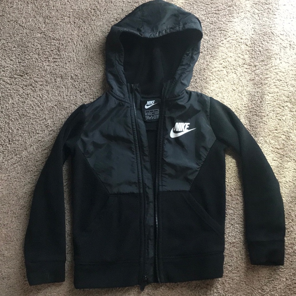 Boys bike fleece jacket